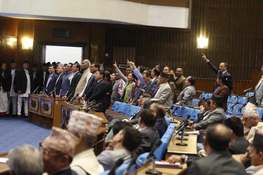 प्रतिनिधि सभा बैठक स्थगित
