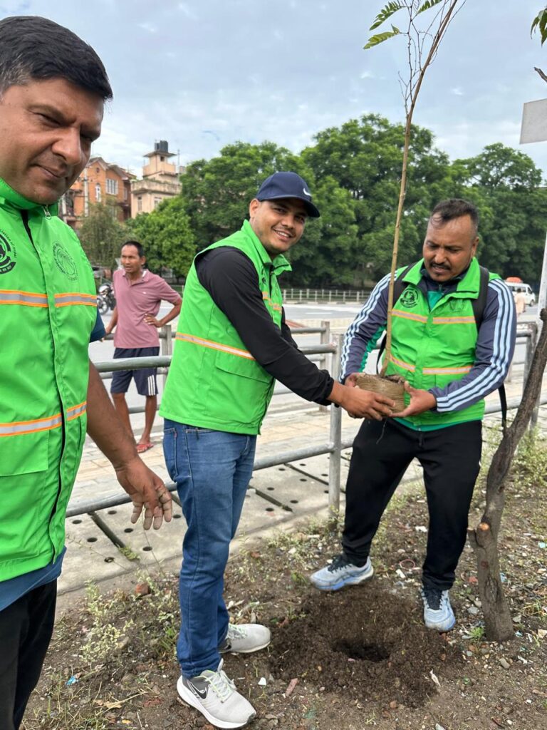 ललितपुरको ताल्छिखेलमा वृक्षारोपण कार्यक्रम सम्पन्न